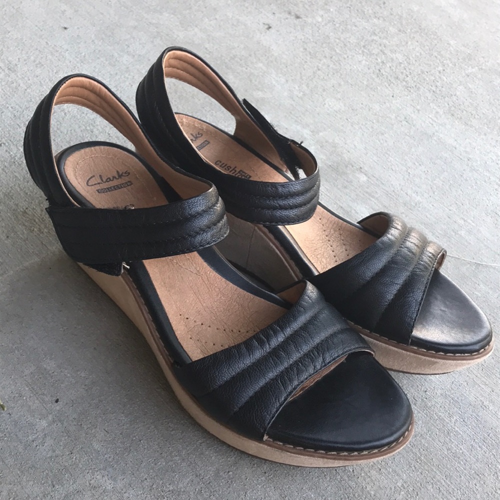 Clarks Collection Soft Cushion Wedges 8.5